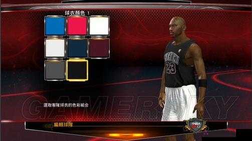 NBA2K13 中实现自建球队球衣颜色正常显示的有效操作指南